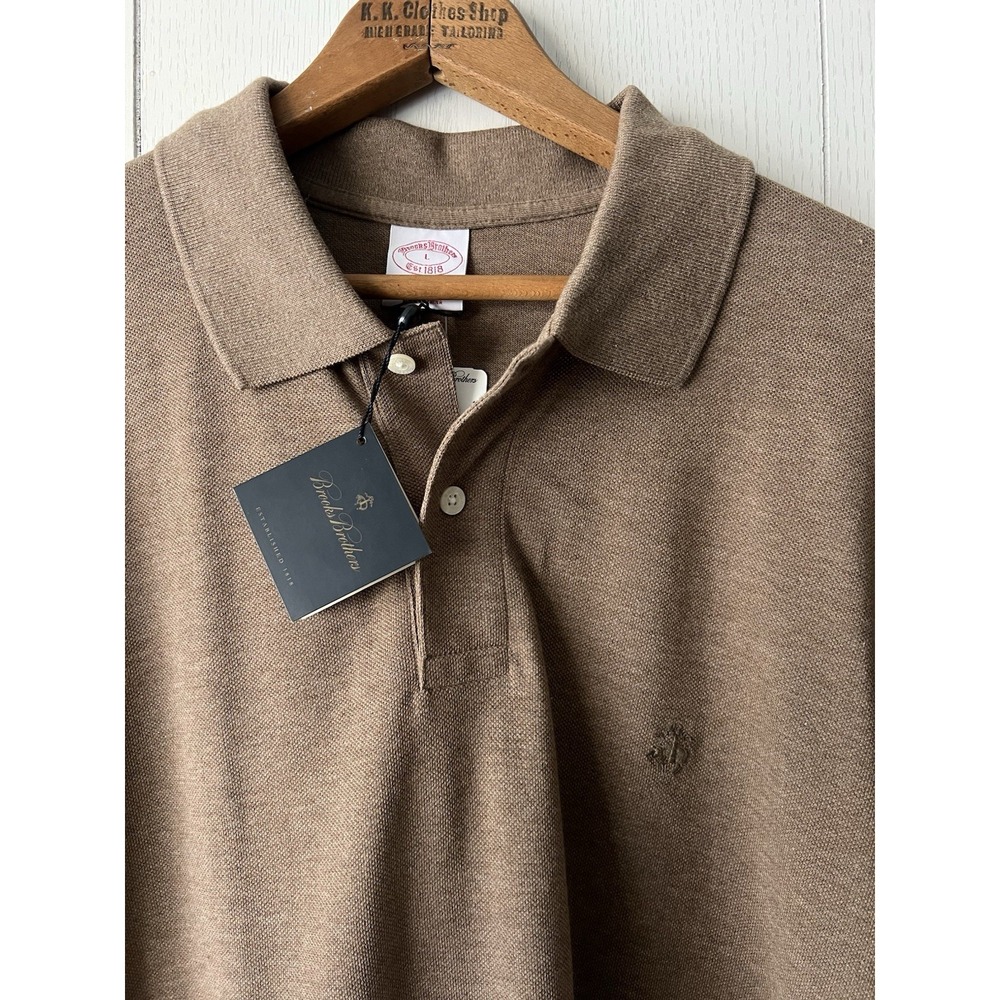 NWT BROOKS BROTHERS POLO SHIRT Men's Performance ORIGINAL Fit Large New